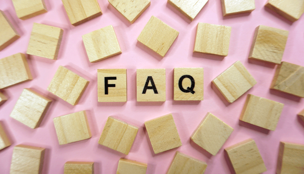 FAQ with pink background plumbing service katy tx sugarland tx 