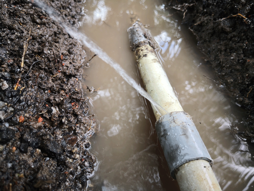 white pvc pipe leaking leak detection and repair katy tx sugarland tx 