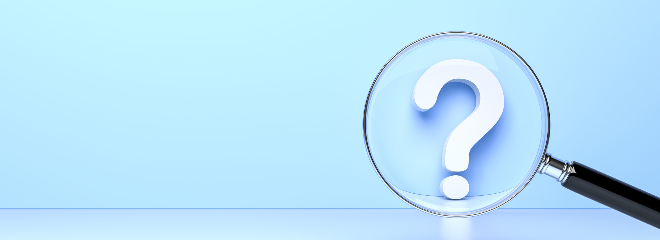 Question mark with magnifier, Best Water Softener.