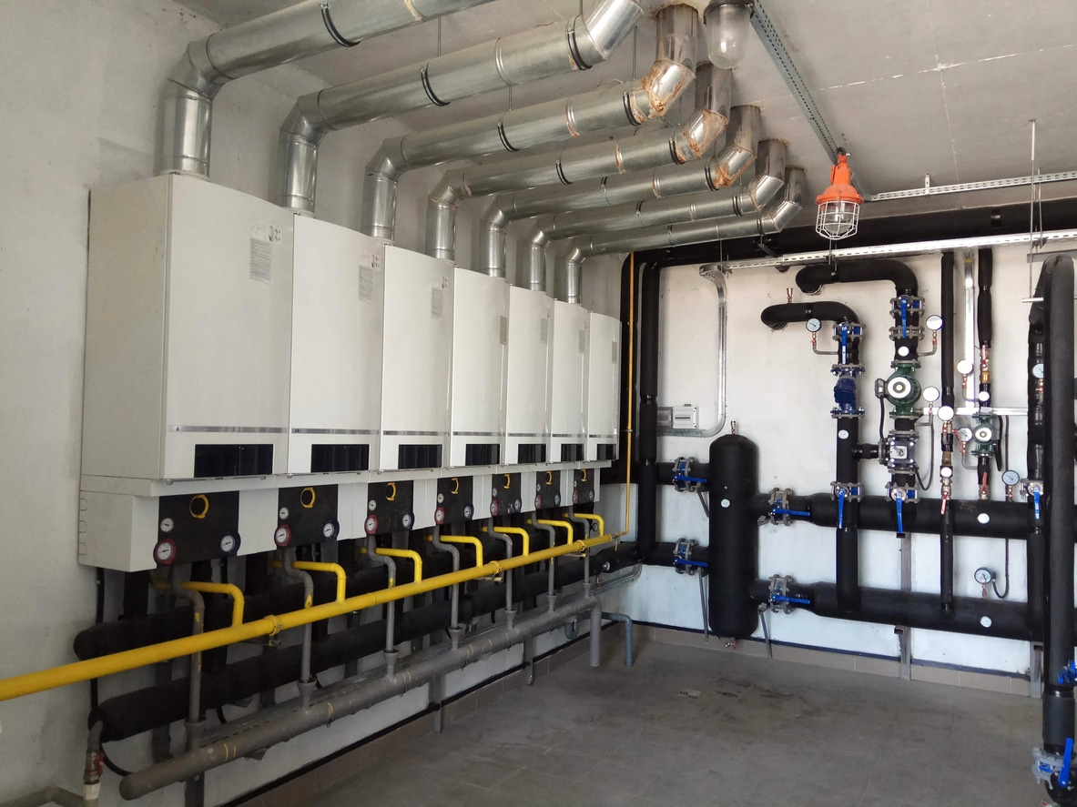 modern boiler room