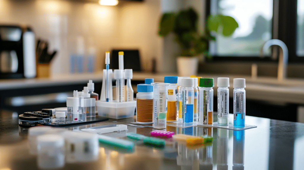Water testing kits.