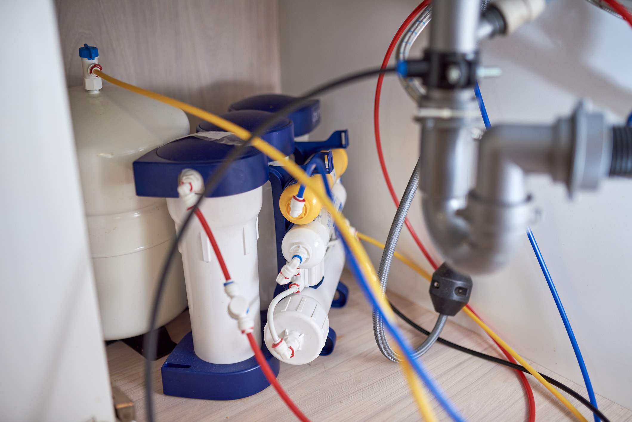 Under-Sink Filtration for Water Quality.
