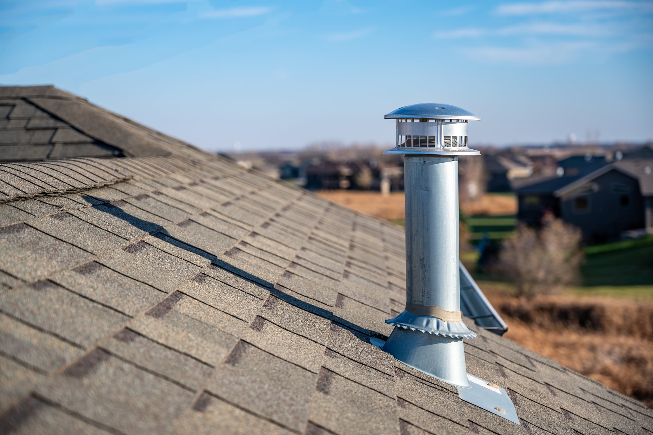 Galvanized Metal Vent Stack Maintenance.
