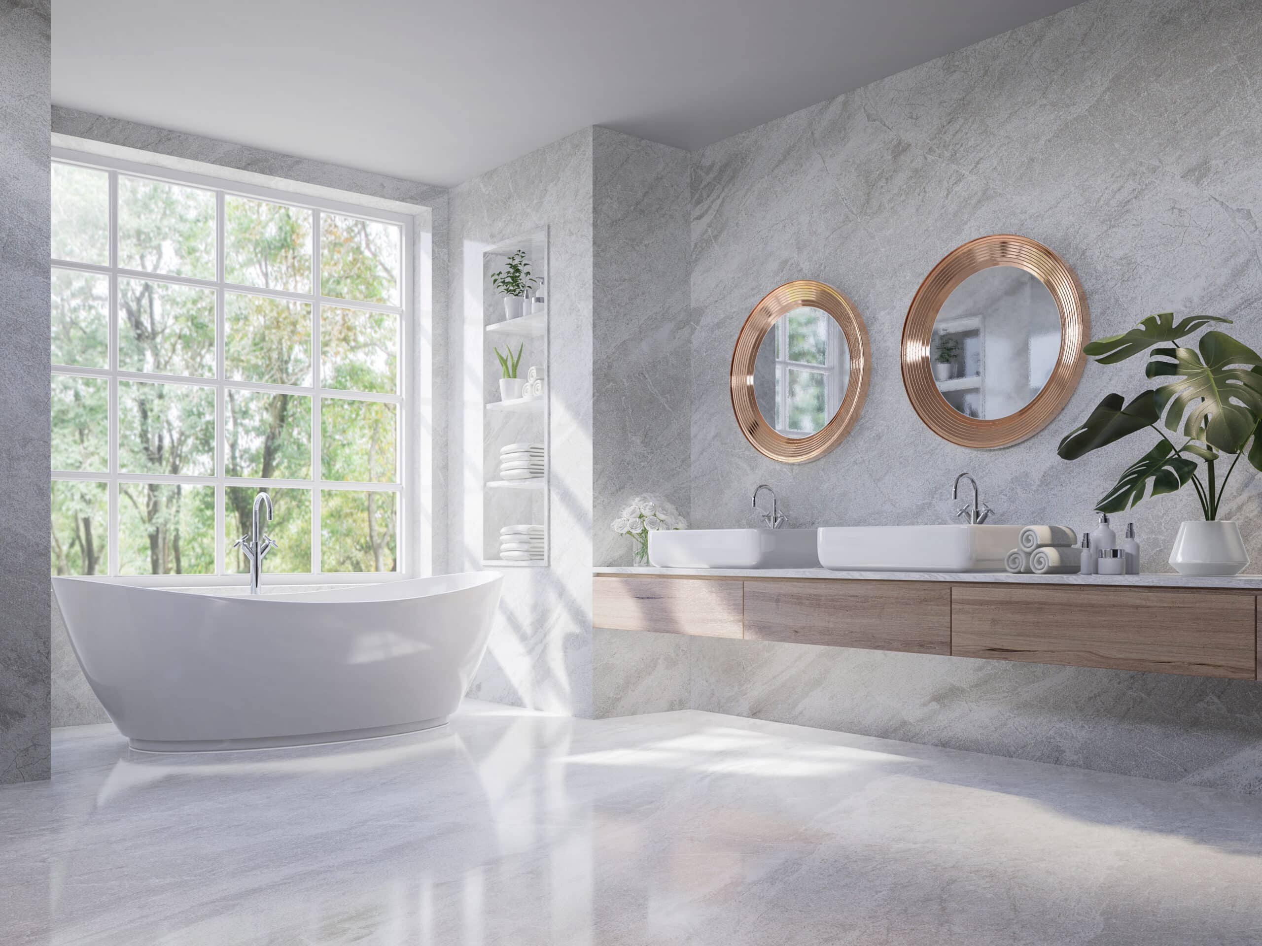 Biophilic Bathroom.